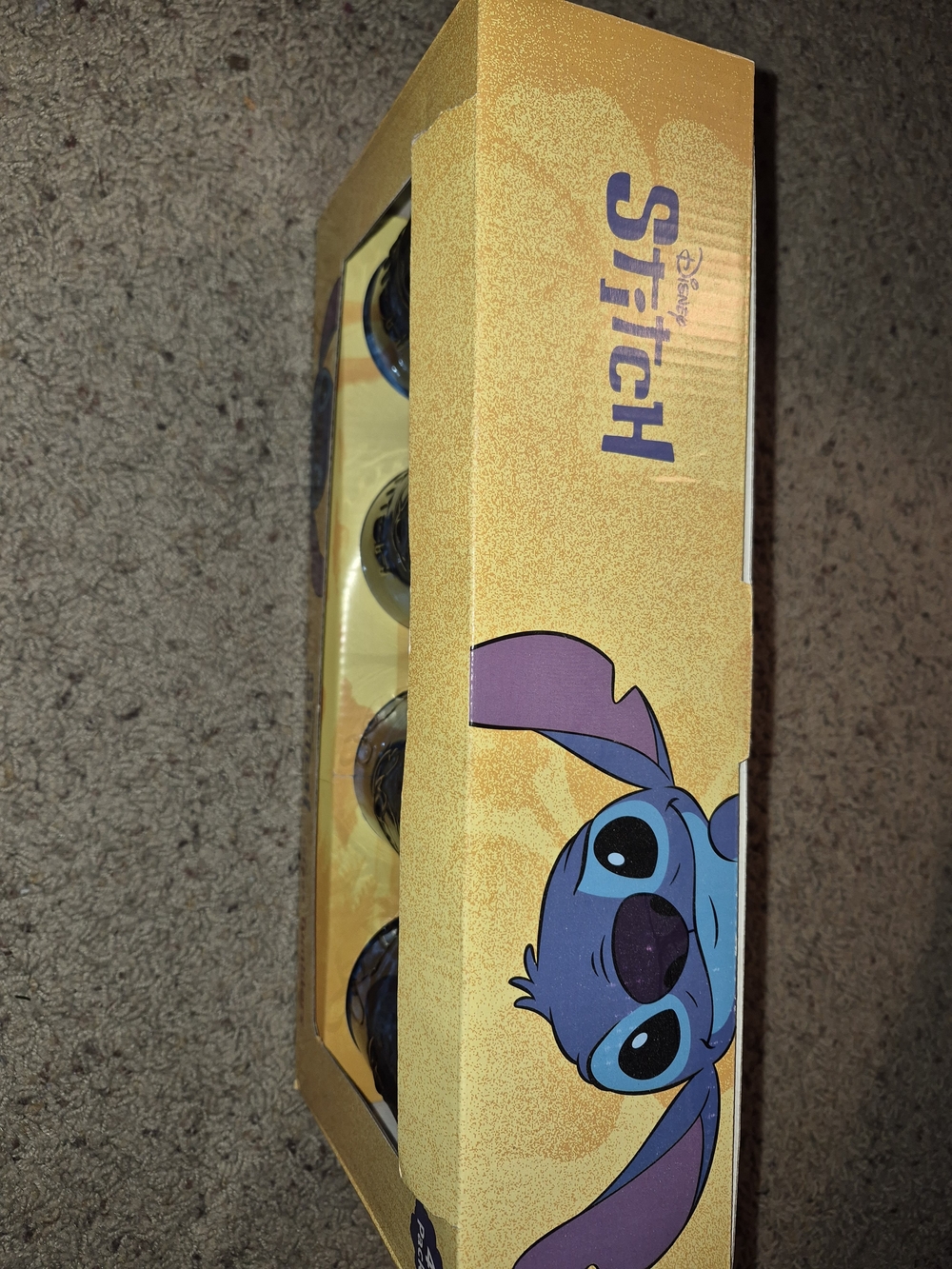 Disney Stitch Blue Glass Tumbler Set (4-Pack) - Picture 5 of 7